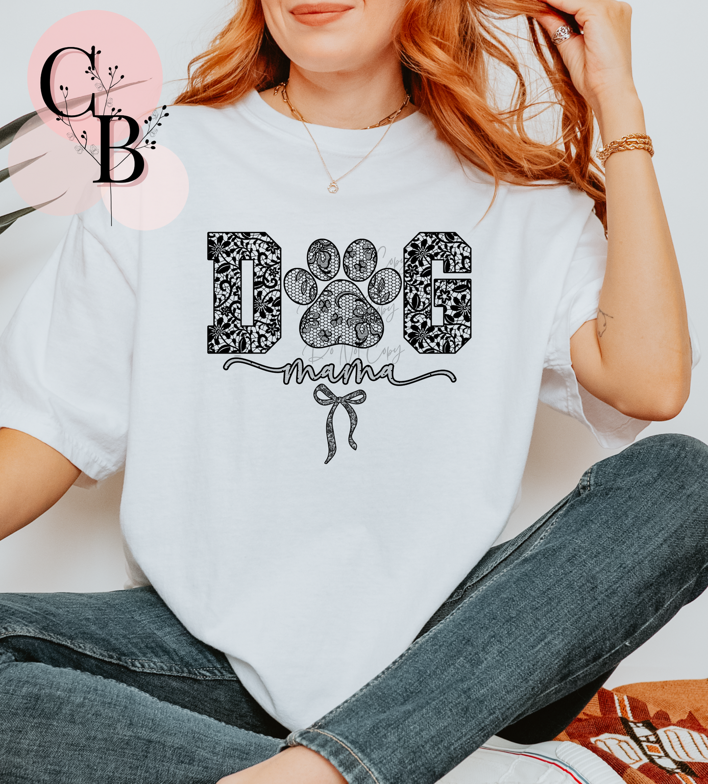 Dog Mama Laced (Black) - Creative Butterfly