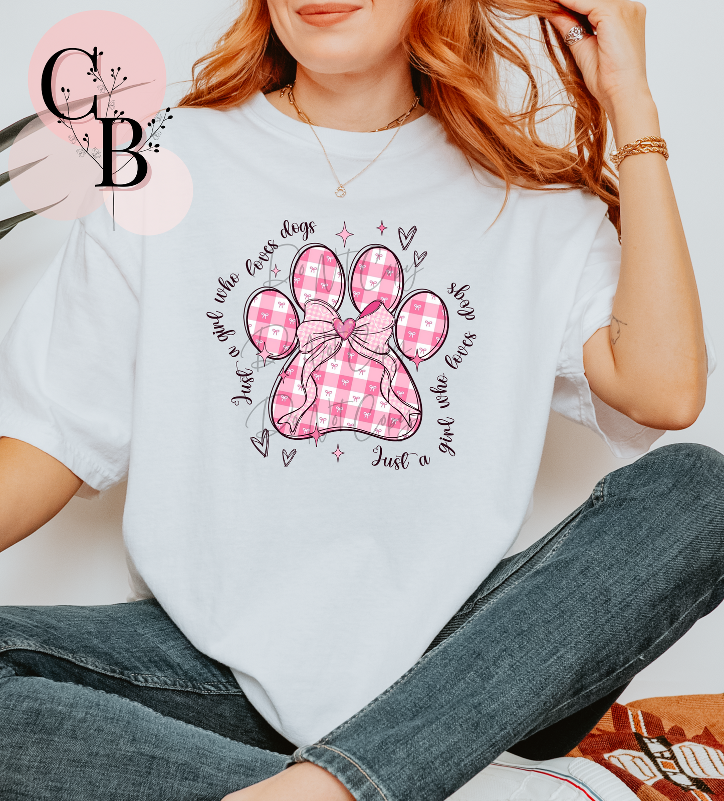 A Girl Who Loves Dogs - Creative Butterfly