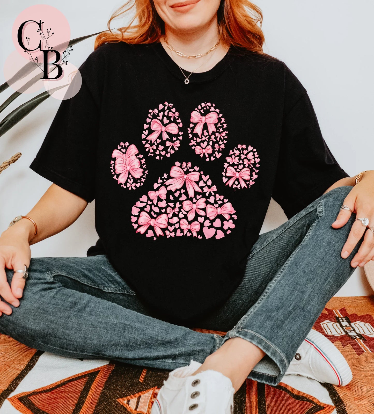 Pink Bow Paw - Creative Butterfly