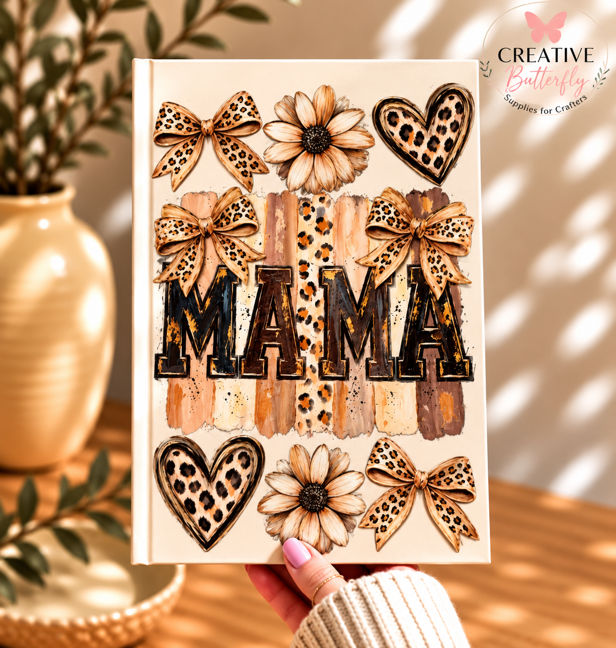 A5: Mama Cheetah Brush Stroke