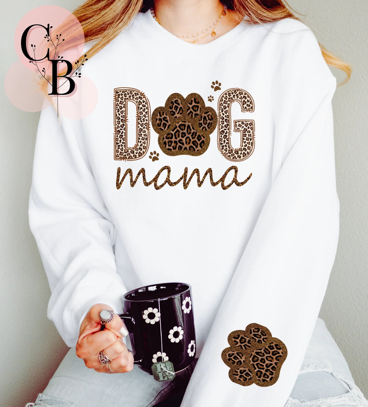 Dog Mama with Sleeve - Creative Butterfly
