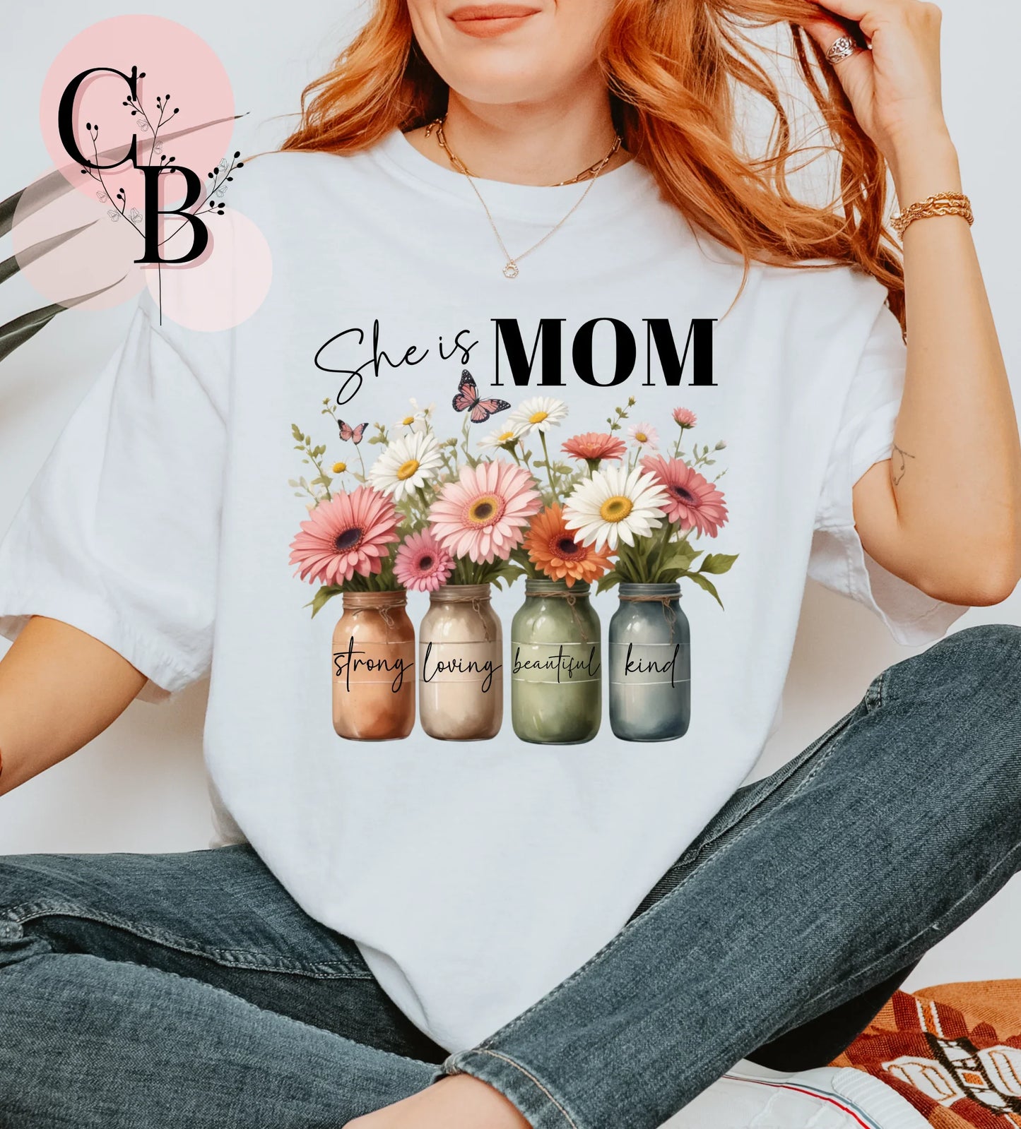 She Is Mom - Creative Butterfly