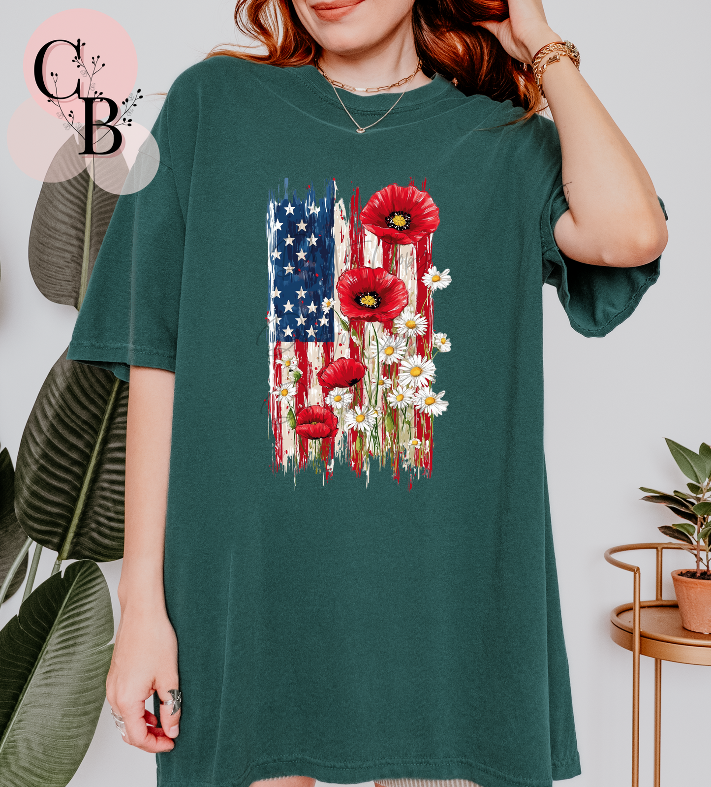Floral Flag - Creative Butterfly