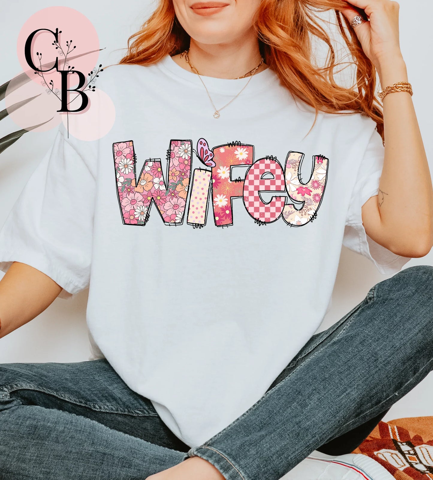 Wifey (Patterned) - Creative Butterfly
