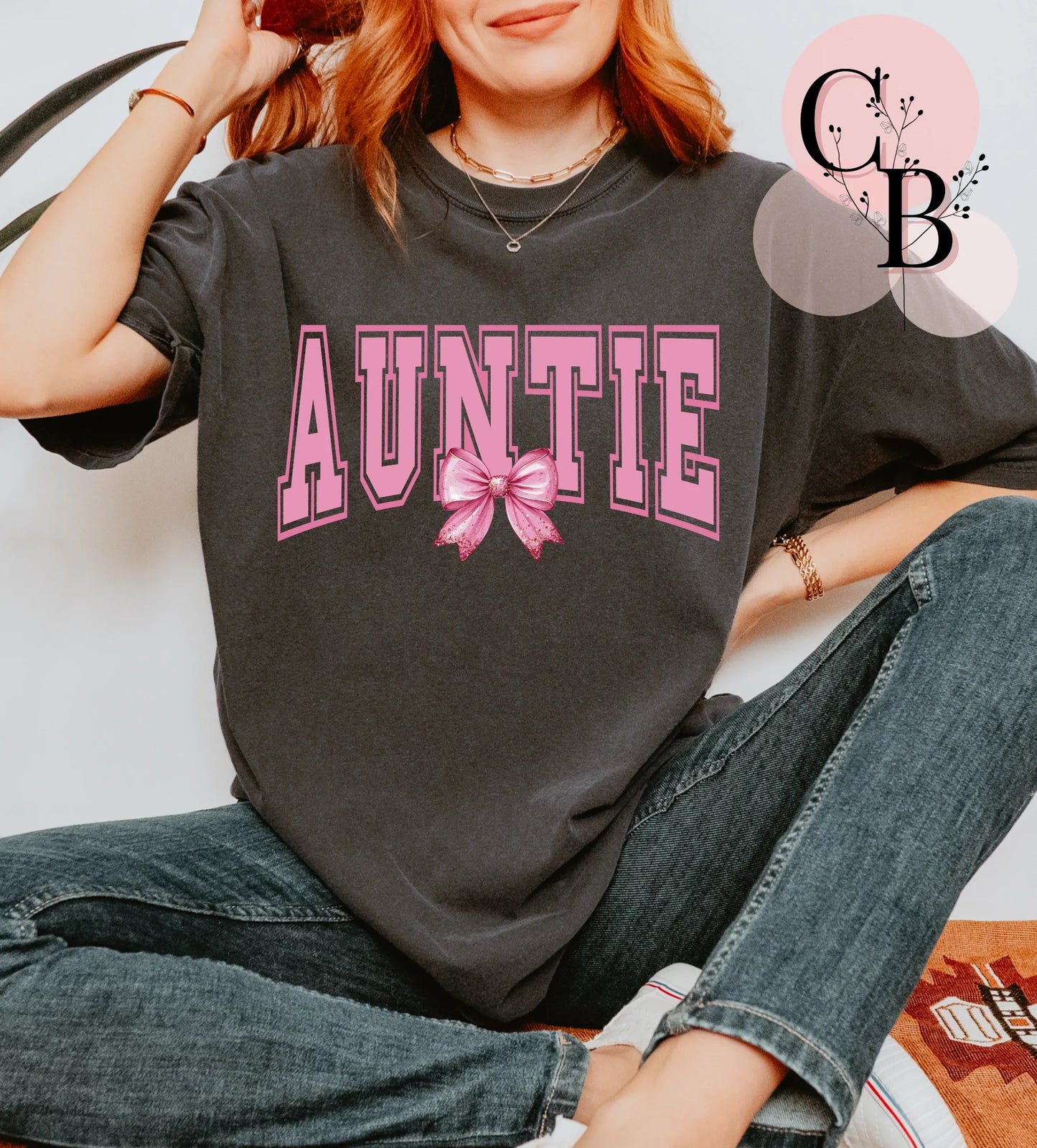 Auntie (Pink Bow) - Creative Butterfly
