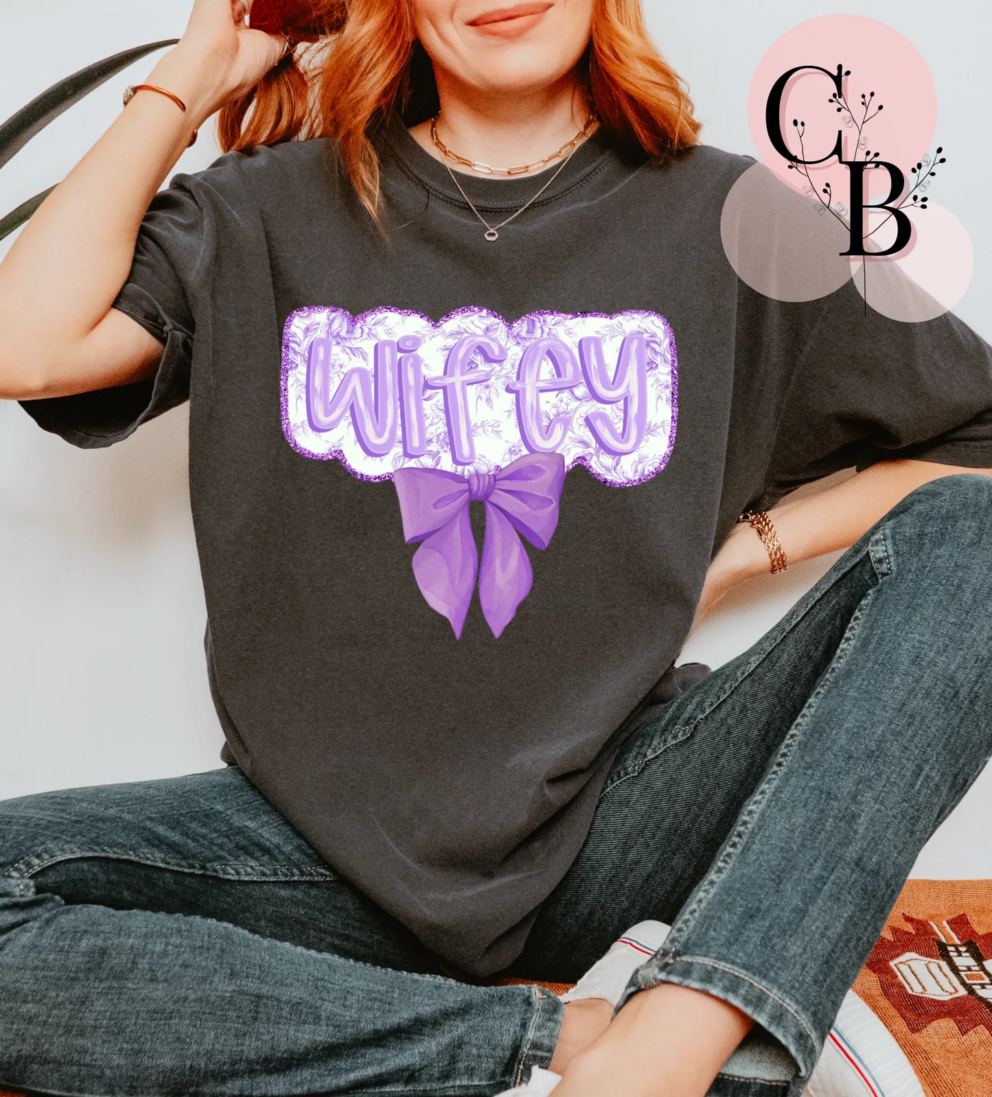 Purple Wifey - Creative Butterfly