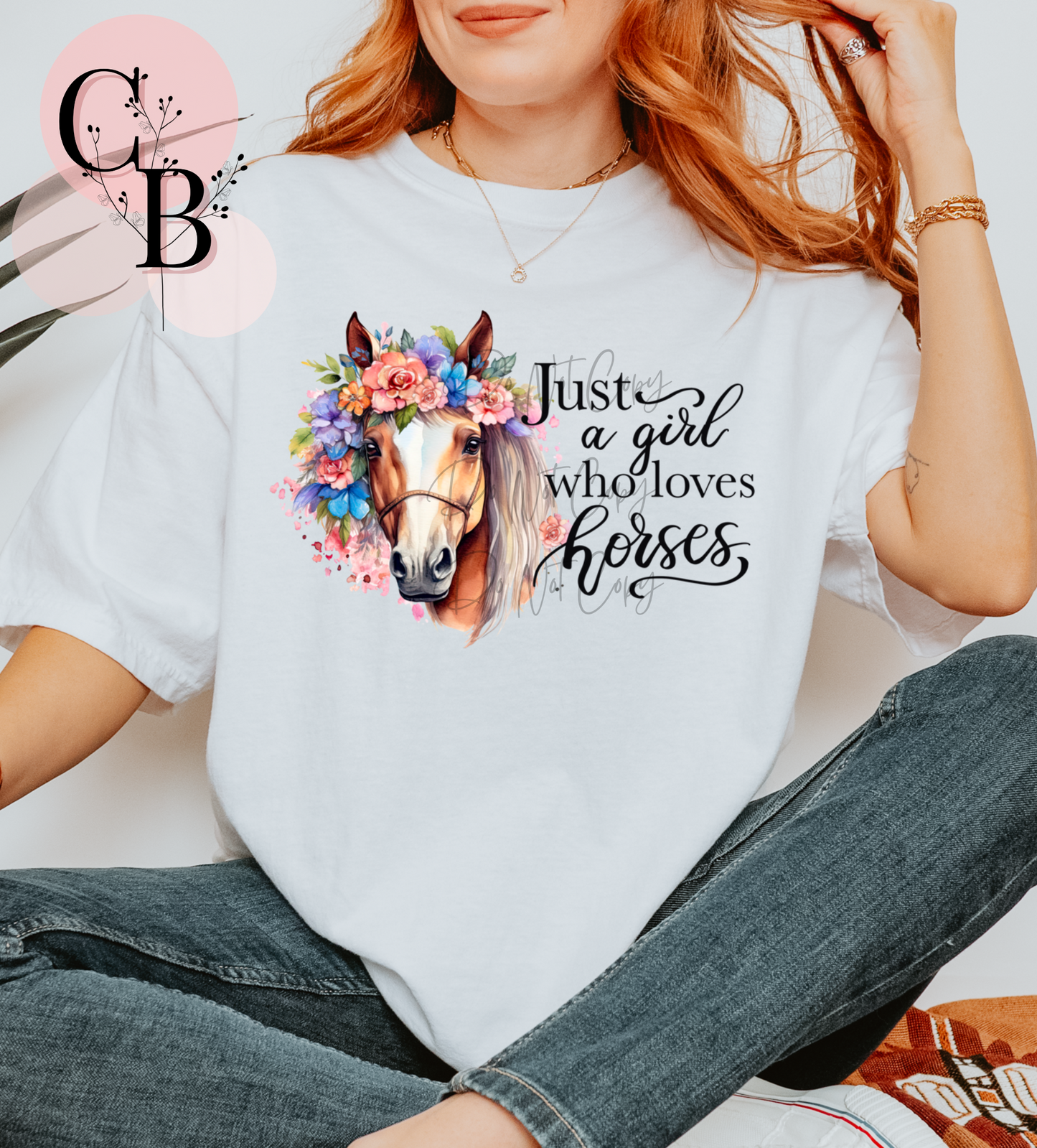A Girl Who Loves Horses - Creative Butterfly