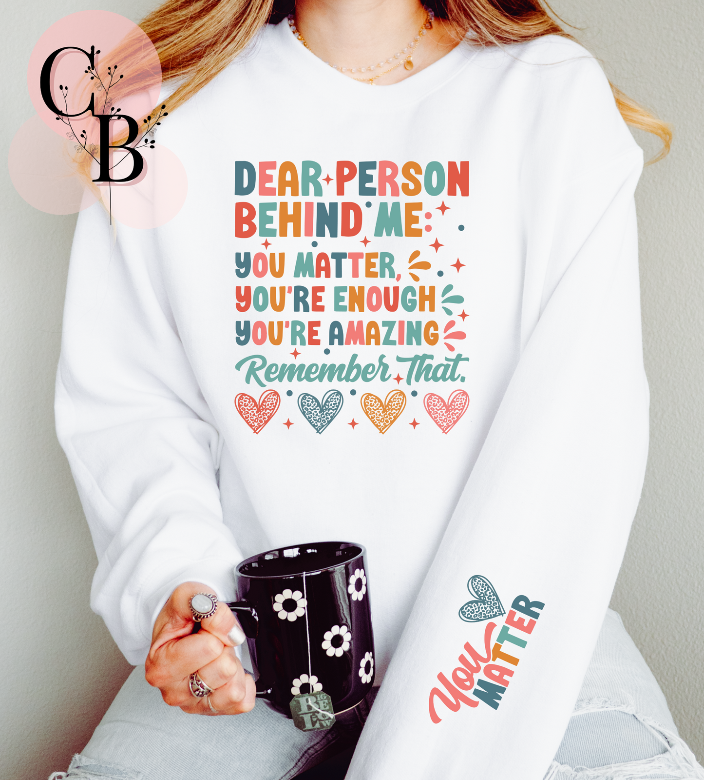 Dear Person Behind Me With Sleeve - Creative Butterfly