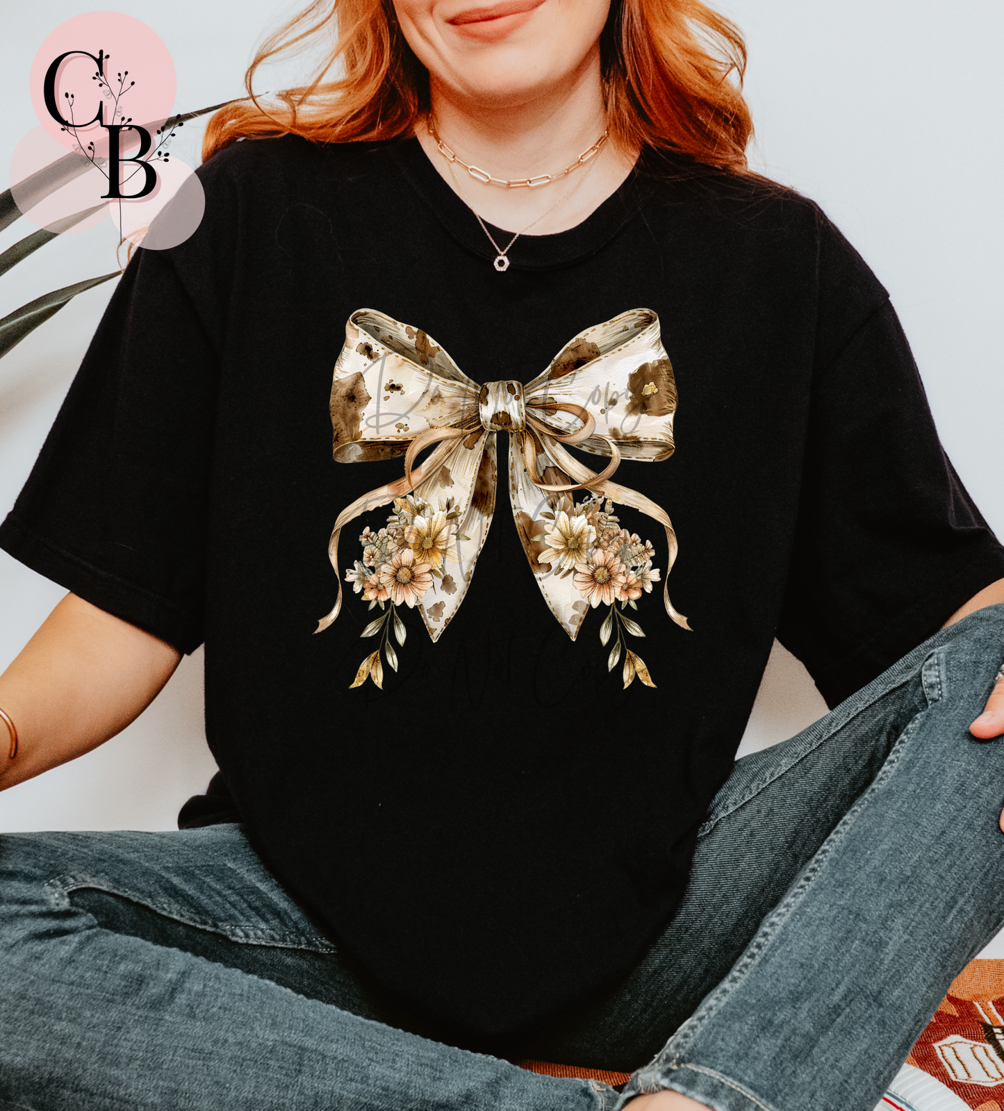 Beige Western Bow - Creative Butterfly