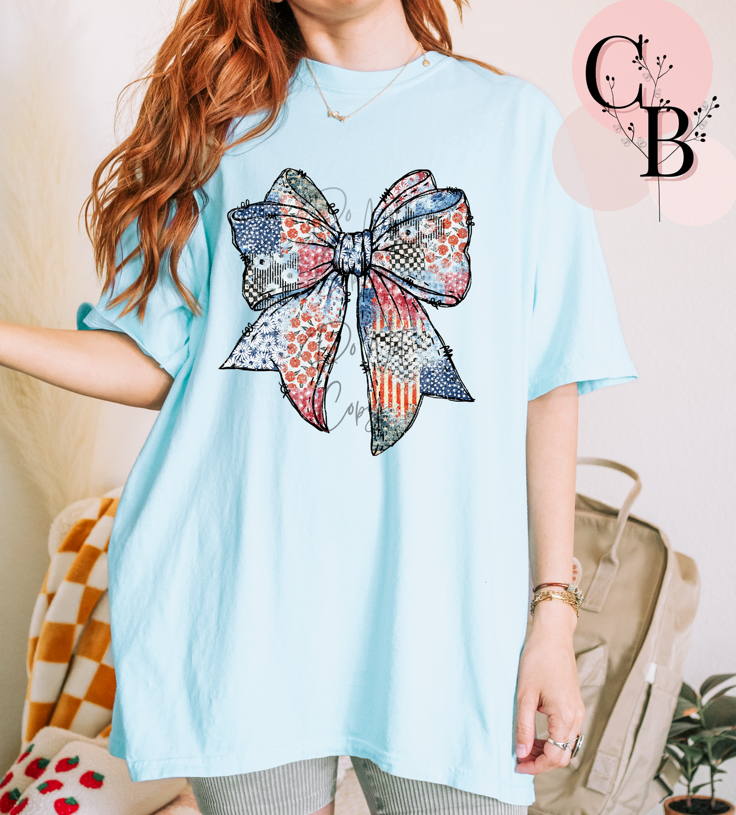 Creative Butterfly Pattern Bow featuring colorful, decorative fabric with a tied bow design, perfect for accessories or gift wrapping.