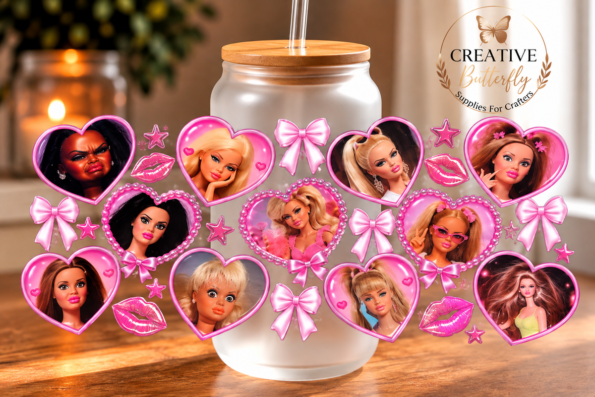 060W - Barbie Pink Hearts