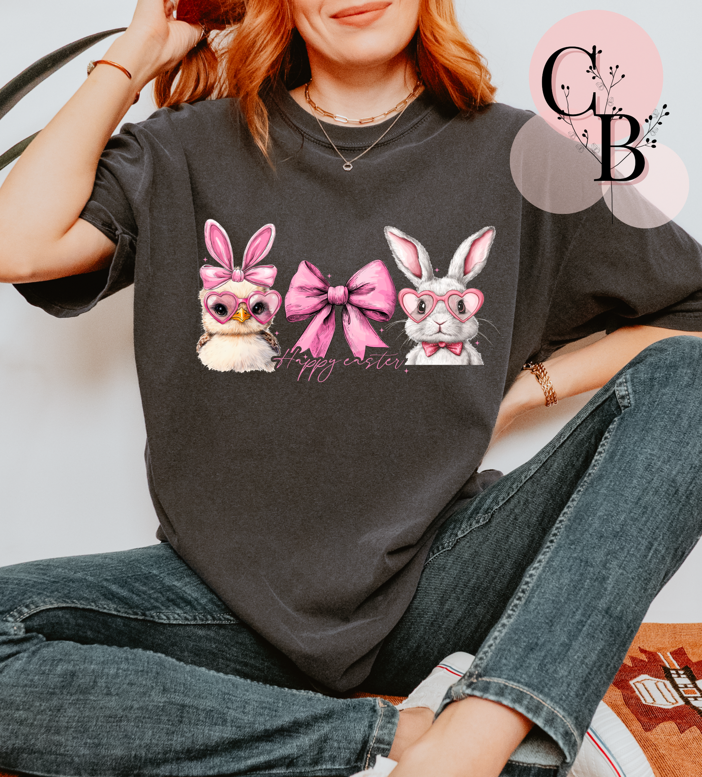 Happy Easter (Chick & Bunny) - Creative Butterfly