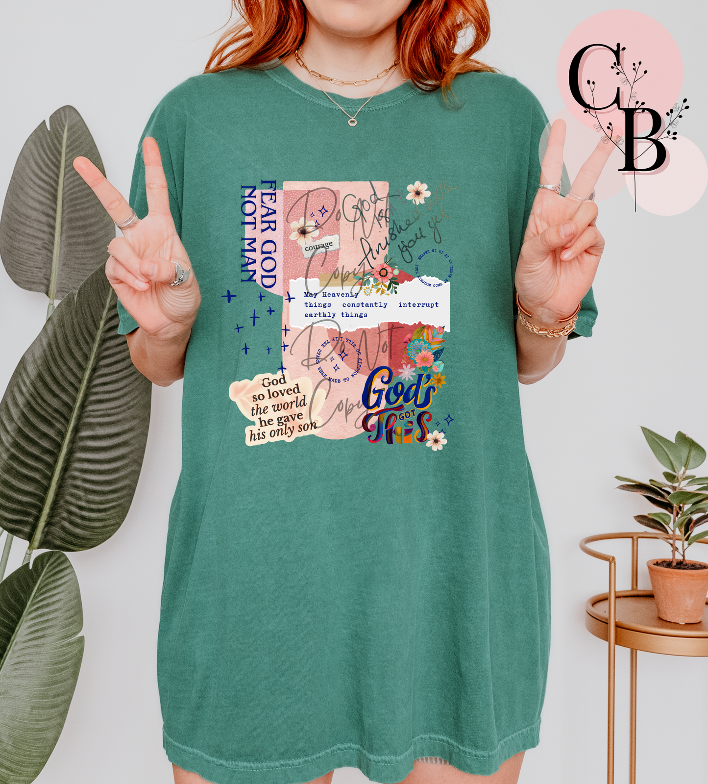 Creative Butterfly Faith Collage featuring inspirational images and symbols arranged in an artistic display.