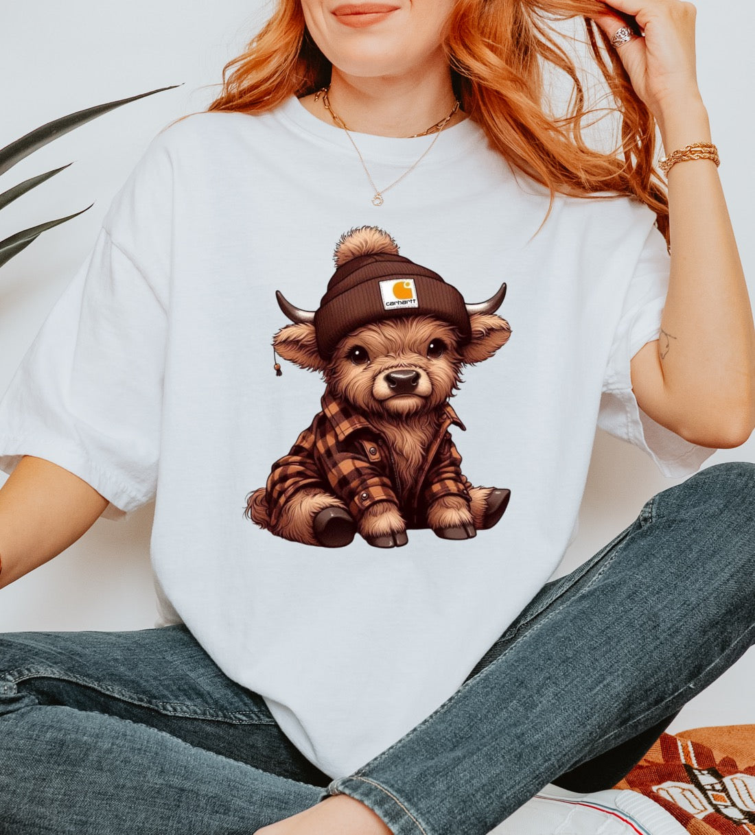 Plaid Boy Cow - Creative Butterfly