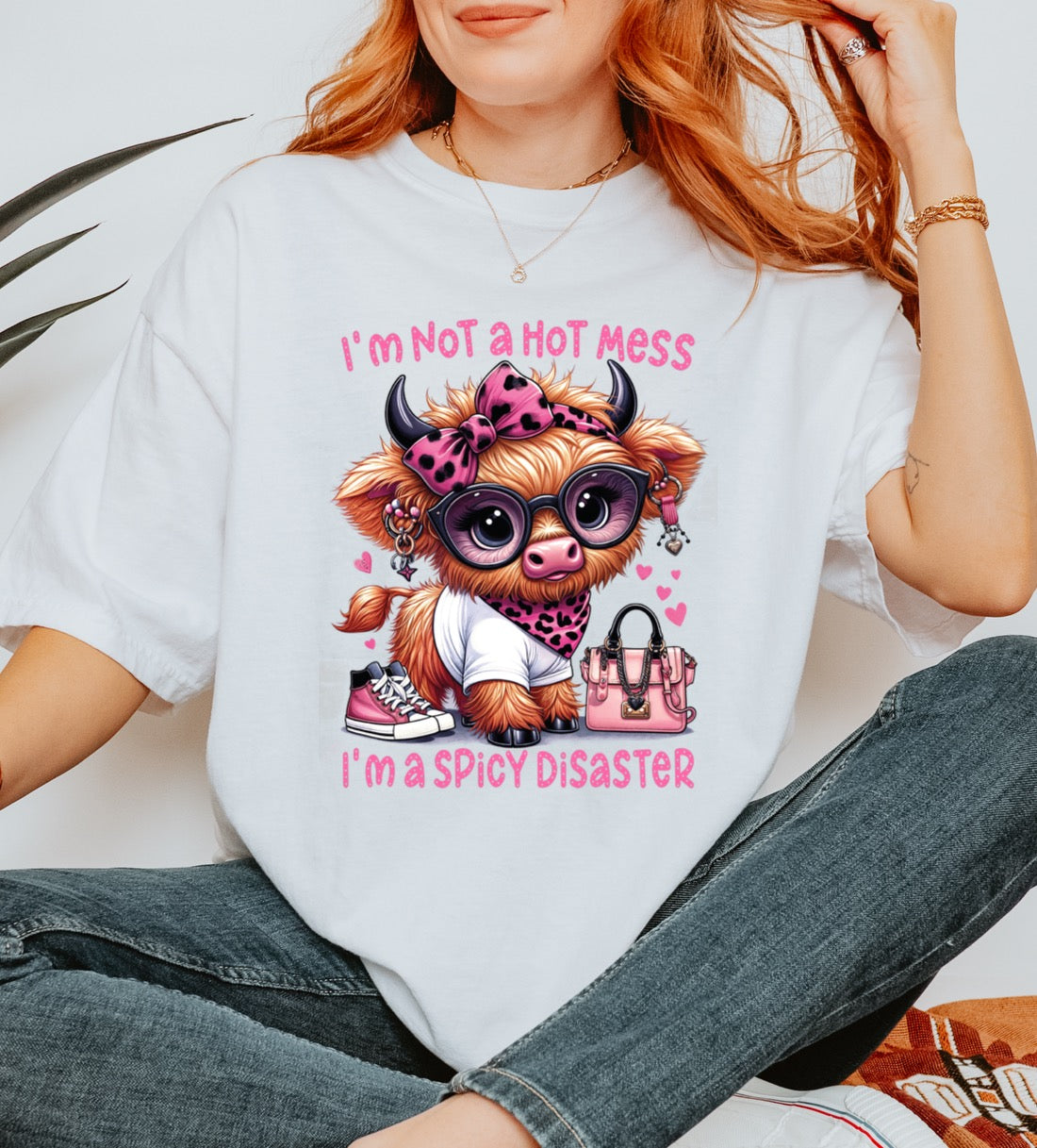 Hot Mess - Spicy Disaster Cow - Creative Butterfly