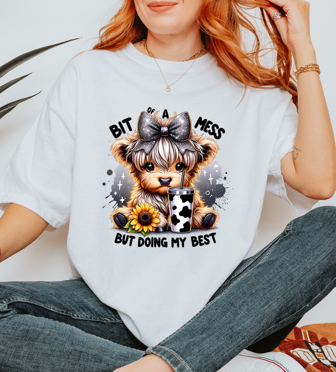Doing My Best Cow - Creative Butterfly