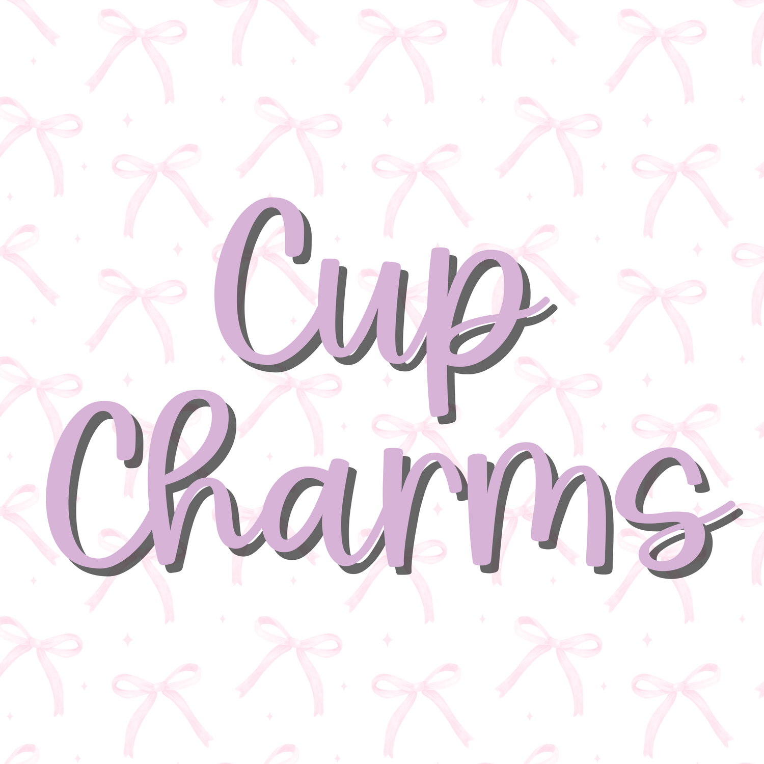 Custom Cup Charms