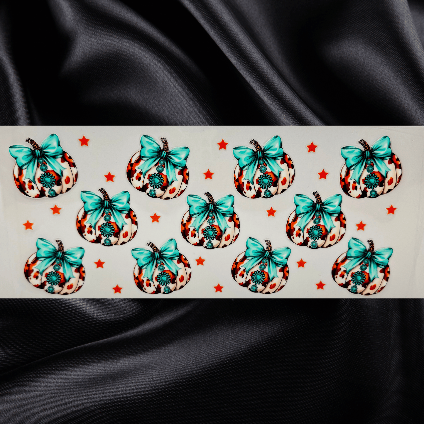 Turquoise Glam Pumpkin