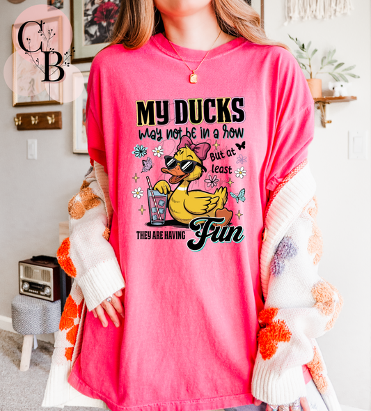 Ducks Having Fun