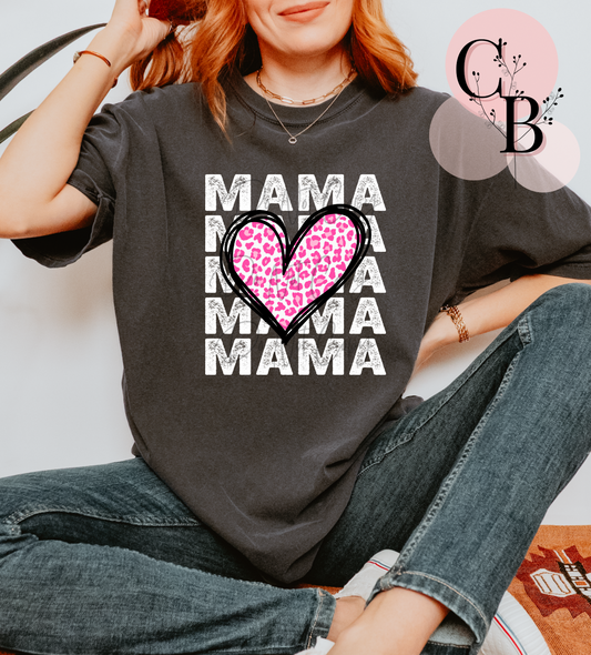 Mama Leopard Heart