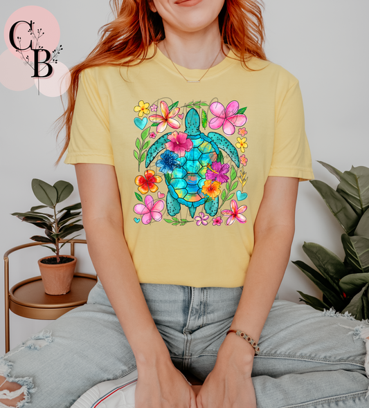 Floral Turtle