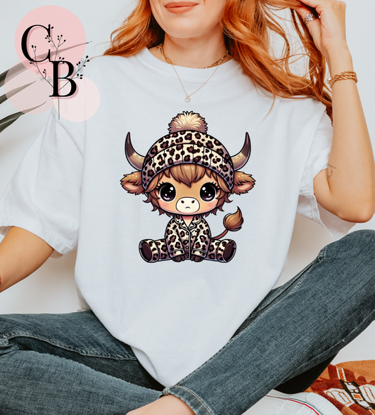 Leopard Beanie Cow