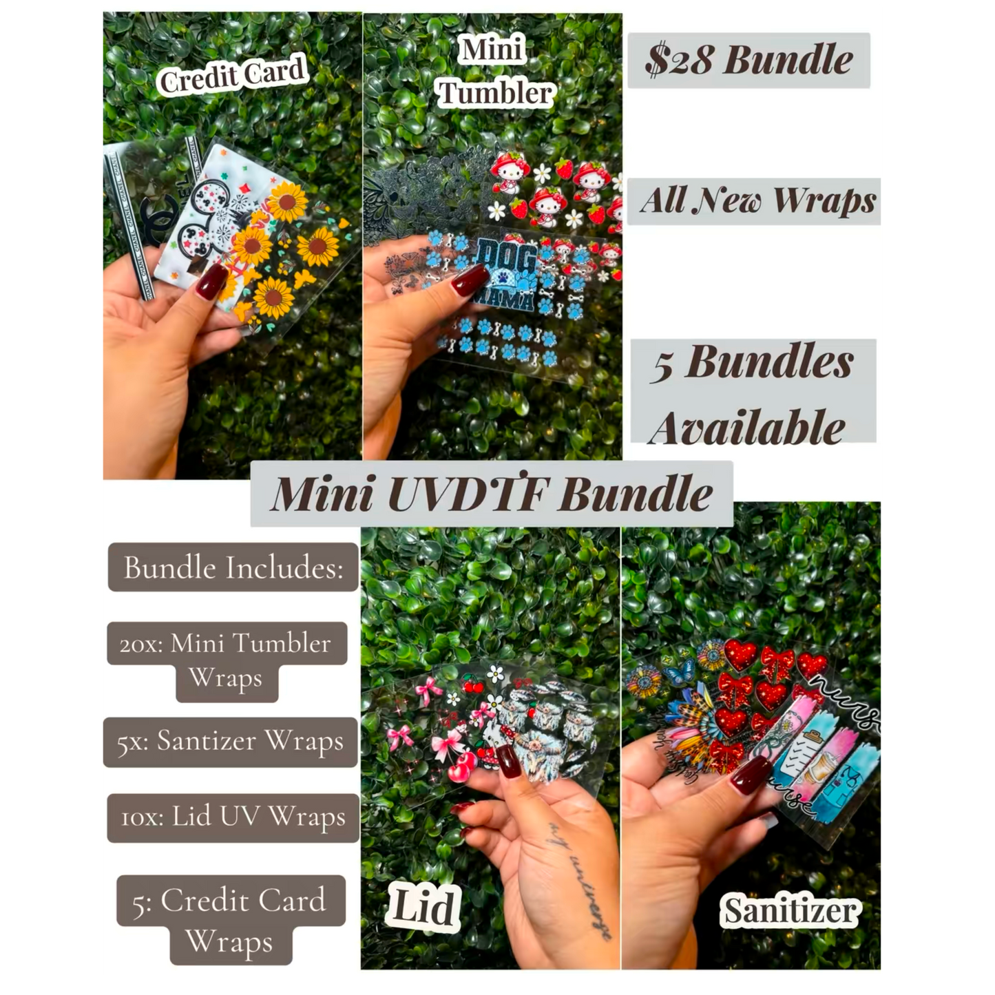 Mini UVDTF Bundle - Creative Butterfly