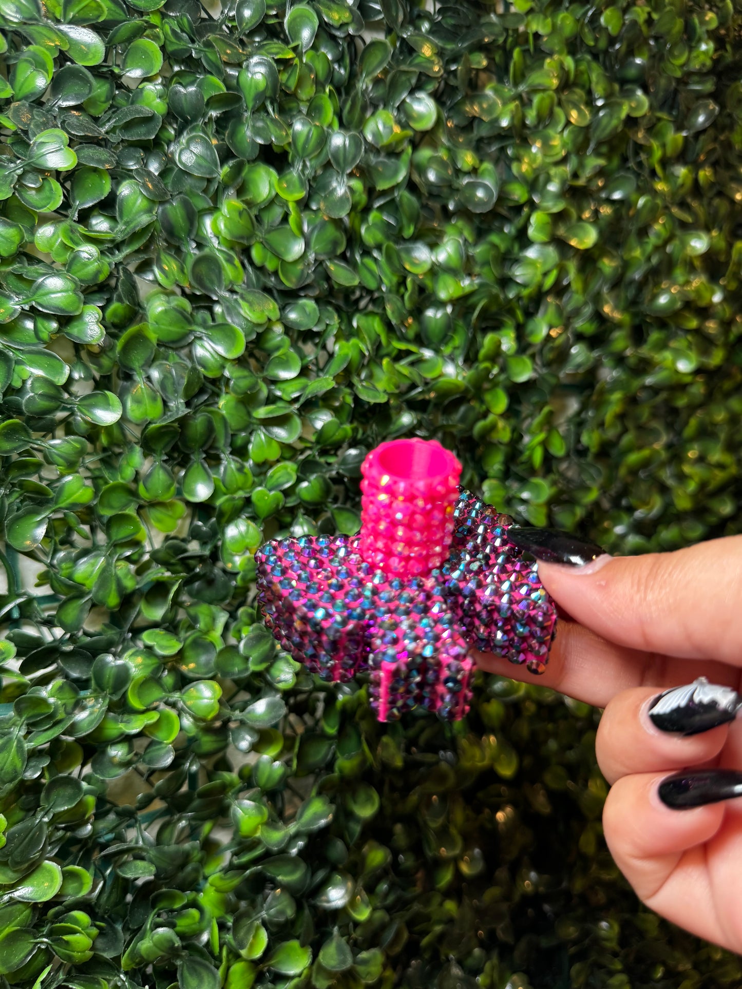 Rhinestone Pen Stand - Creative Butterfly