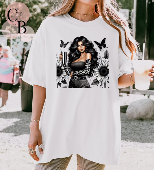 Black Butterfly Girl