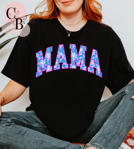 Blue and Pink Mama