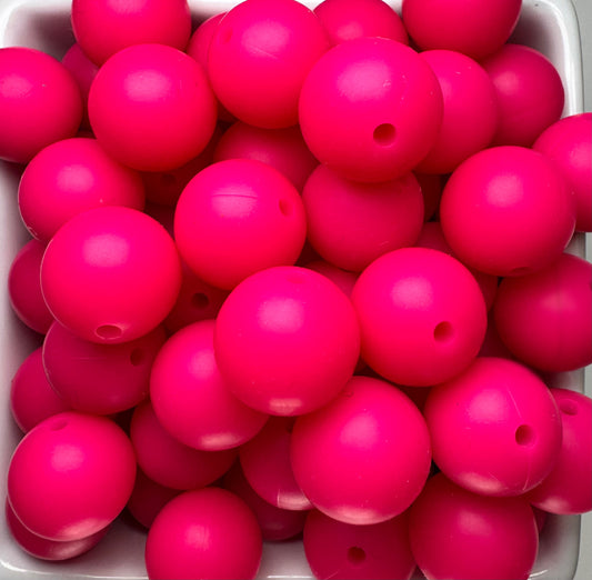 Neon Kiss – 16mm Silicone Beads