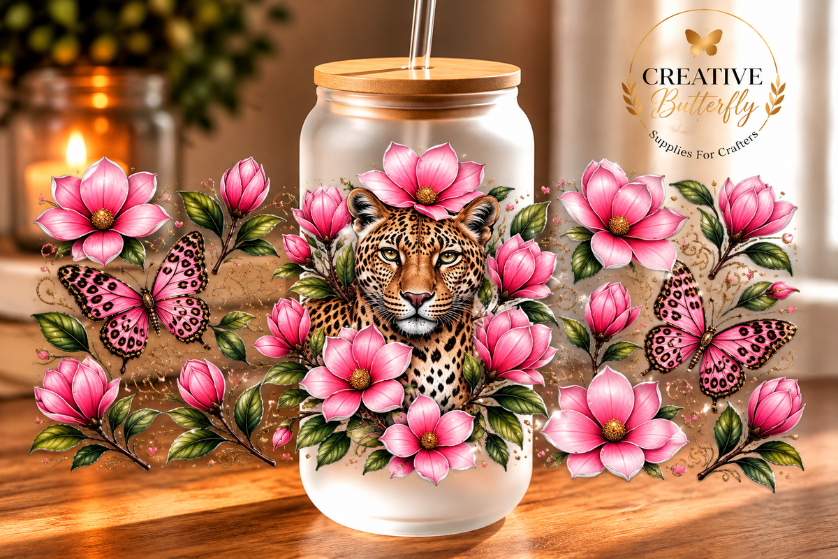 086W - Floral Cheetah