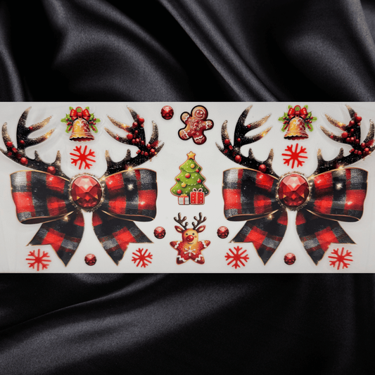 Plaid Reindeer Glam