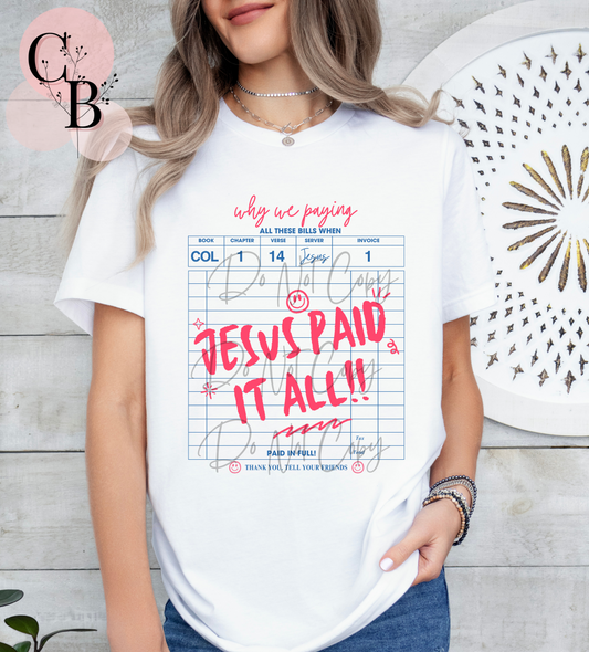 Jesus Paid It All