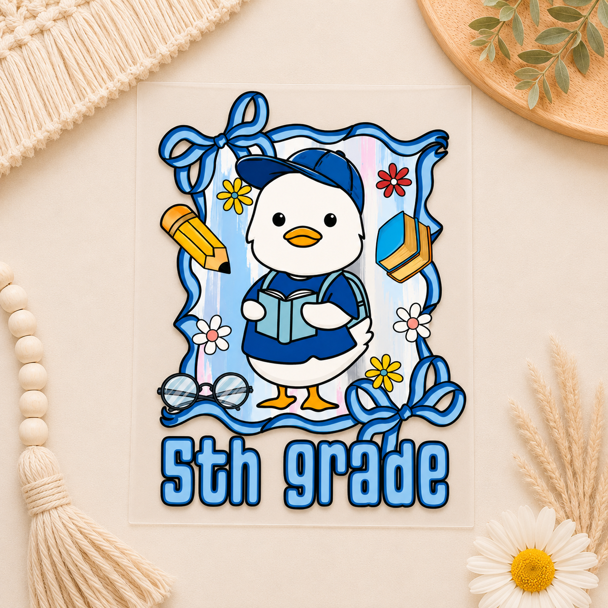 Blue Duck School Grade Kids DTF Transfers