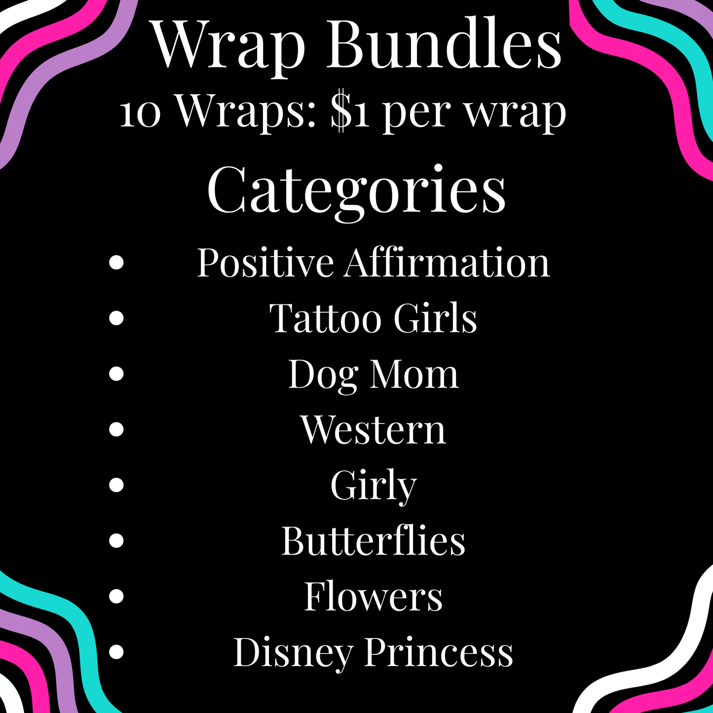 Wrap Bundles - Creative Butterfly