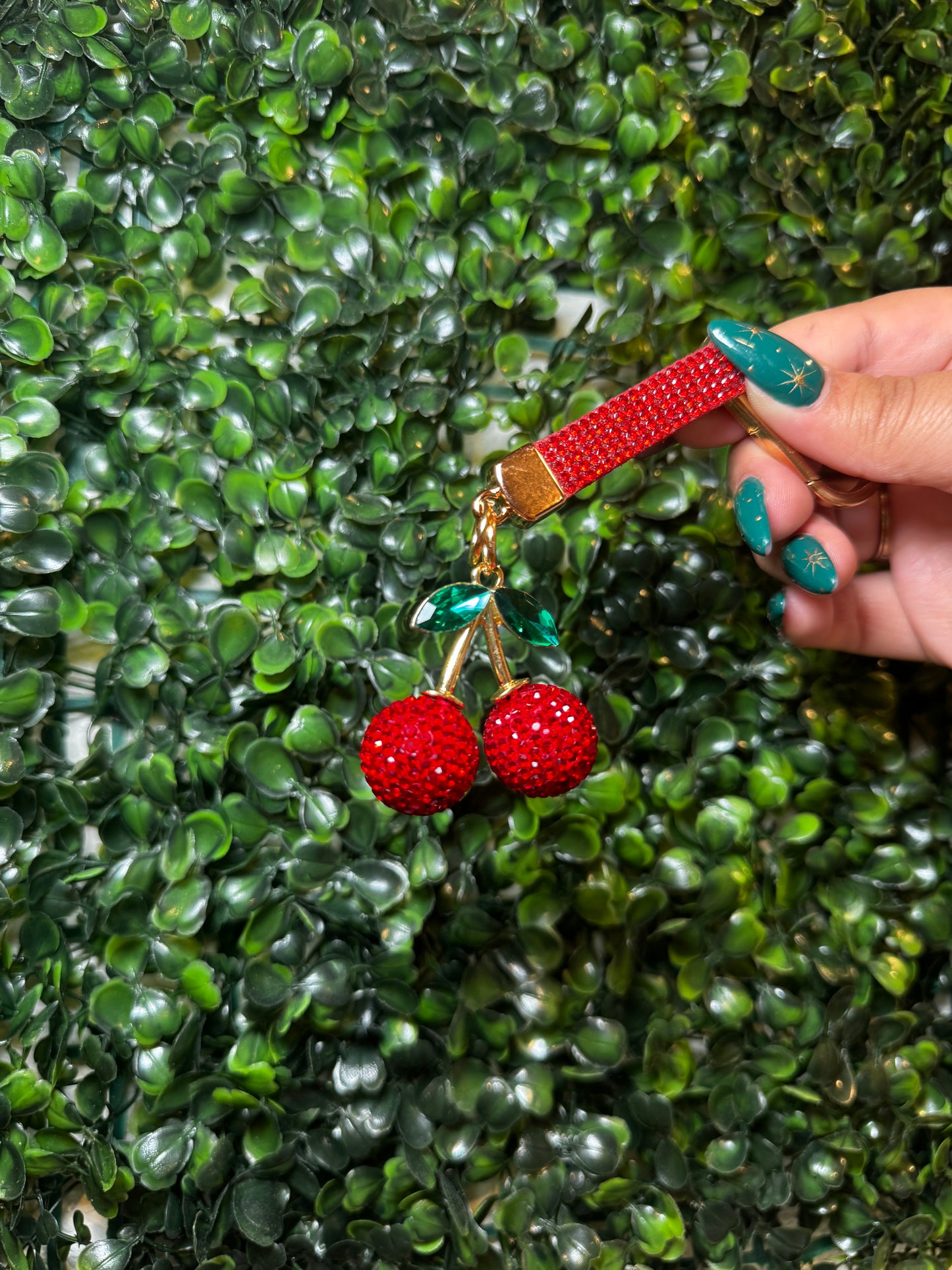 Cherry Bling Keychain - Creative Butterfly