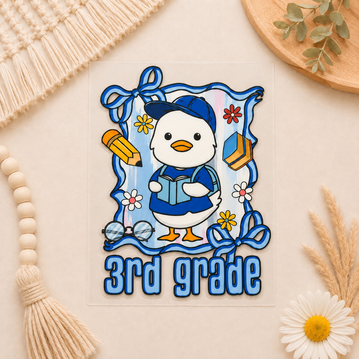 Blue Duck School Grade Kids DTF Transfers