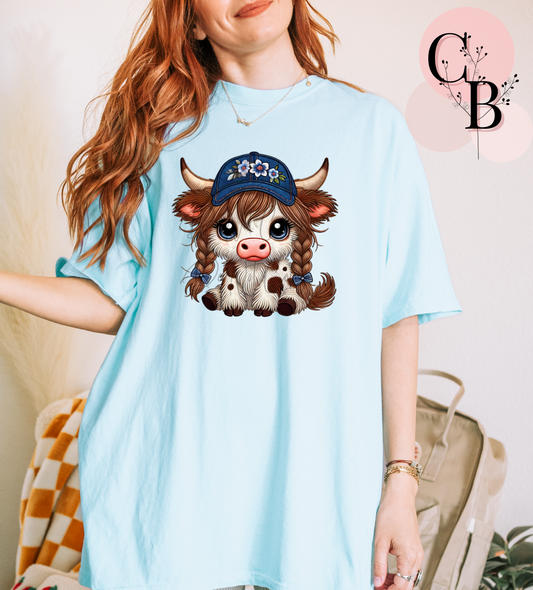 Floral Girly Cow