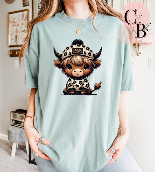 Leopard Beanie Cow