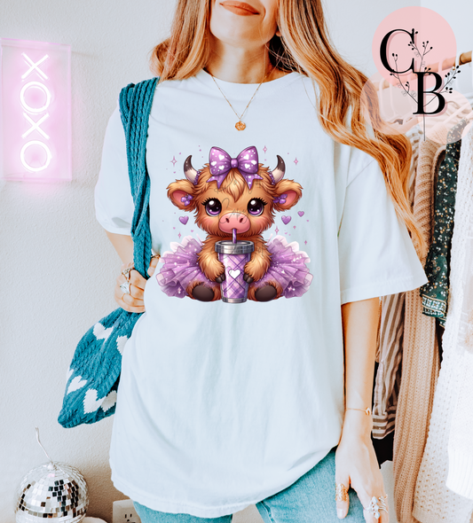 Purple Tutu Cow