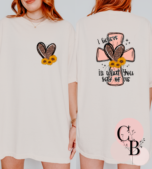 Sunflower Cross