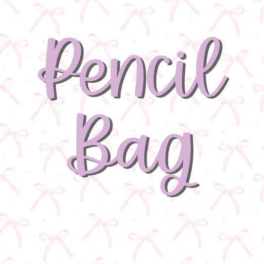 Custom Pencil Bag