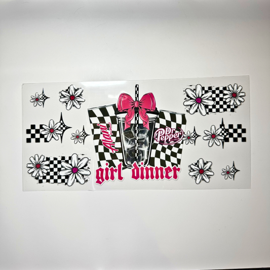 Creative Butterfly Girl Dinner plate with colorful, child-friendly design featuring a girl character and playful patterns.
