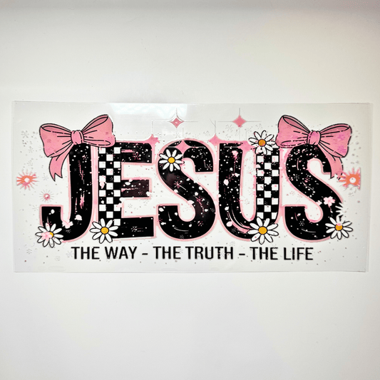 Creative Butterfly Jesus figurine, detailed sculpture of Jesus with outstretched arms, crafted in durable material for religious decor.
