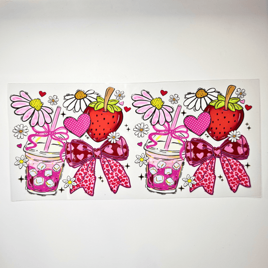 Creative Butterfly Berry Sweet jar with colorful berry-themed design on a white background.