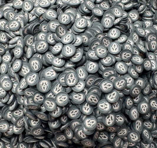 Fearful Face Polymer Clay