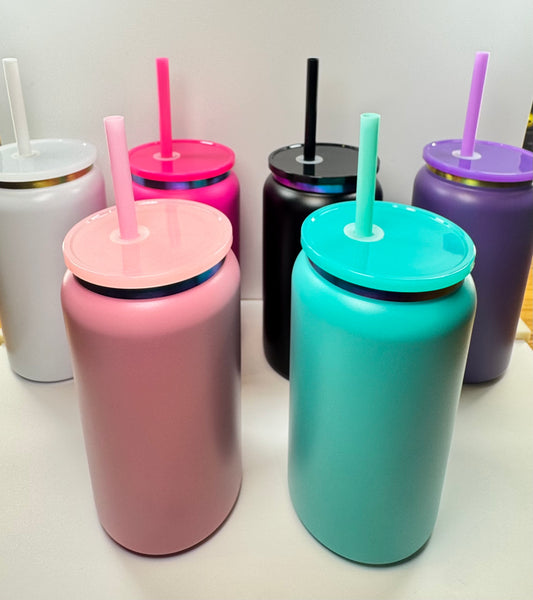 Rainbow Matte Cups
