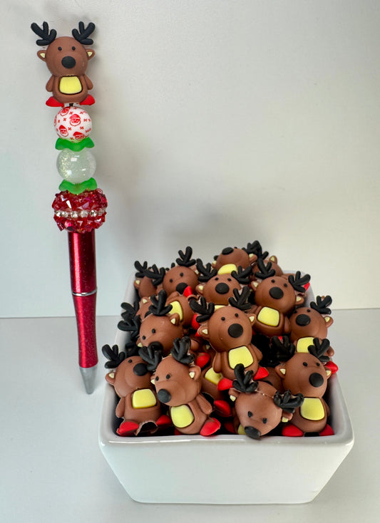 Reindeer Straw Toppers