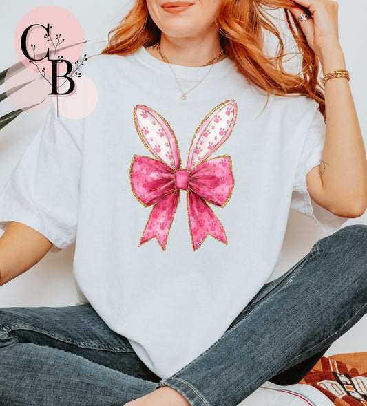 Pink Bunny Bow
